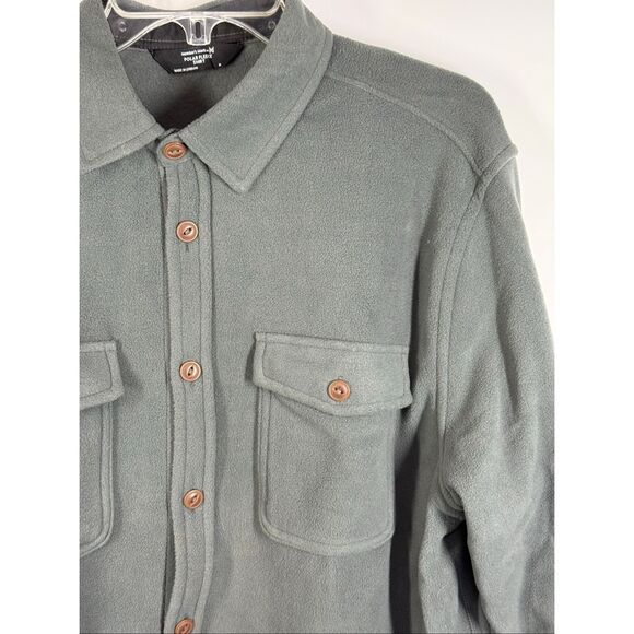 Members Mark polar fleece Men’s button front style shirt size medium - Picture 8 of 8